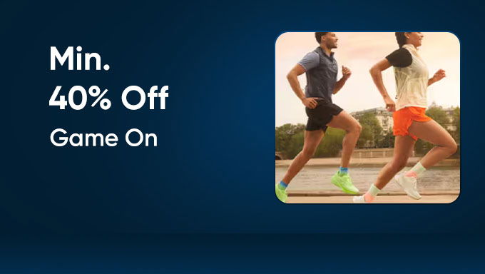 Game On | Minimum 40% Off on Asics, Adidas & More