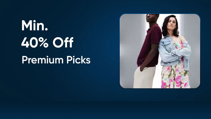 Premium Picks | Minimum 40% Off on GAP, Superdry & More
