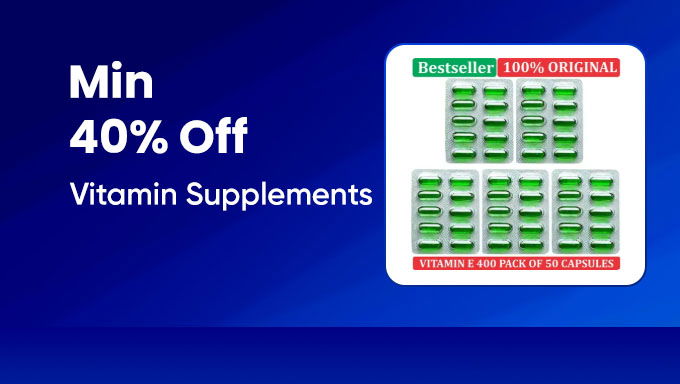 Vitamin E Capsules | Minimum 50% OFF | 100% Original