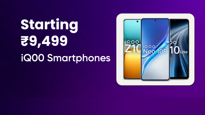 Amazon Great Freedom Festival | iQOO Smartphones from ₹9,499