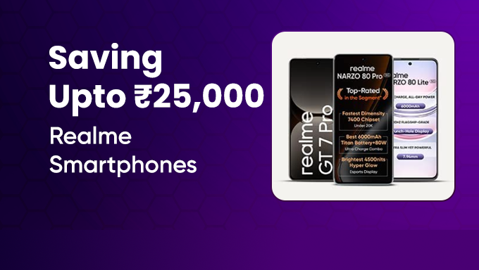 Amazon Great Freedom Festival | Save up to ₹25,000 on realme Phones