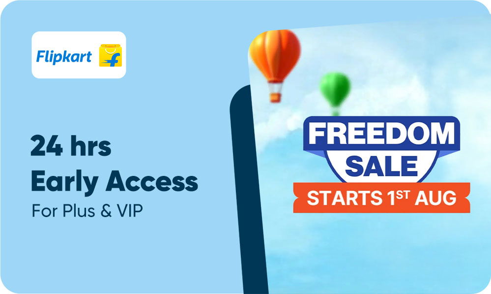Flipkart Freedom Sale| Up to 80% OFF on Fashion, Electronics, Home & More