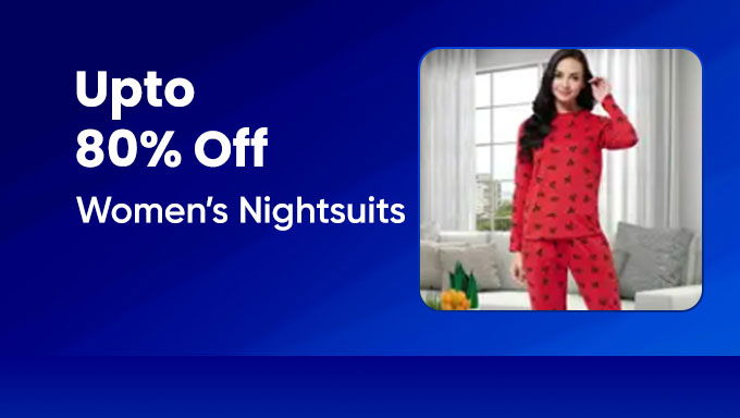 Comfy & Cute Nightwear | Women's Nightsuits Upto 80% Off