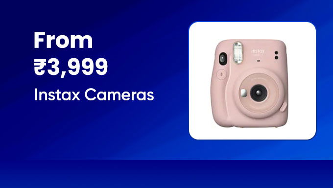 Capture Memories Instantly | Instax Cameras From ₹3,999