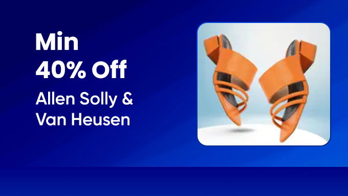 Trendy Footwear Picks | Allen Solly & Van Heusen Min. 40% Off