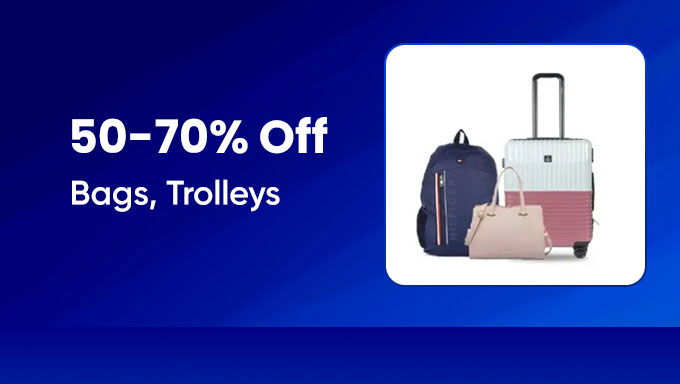 Travel & Style Essentials | Bags, Trolleys, Luggage 50–70% Off + Extra 10%