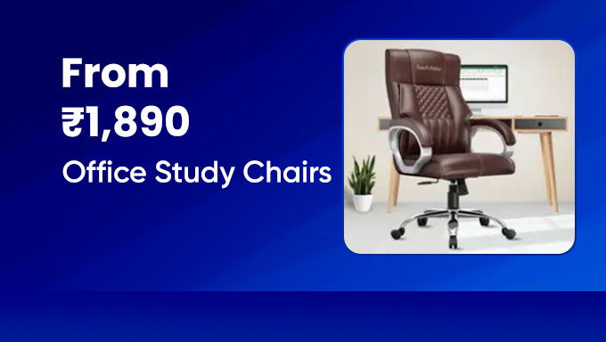 Work in Comfort & Style | Office Study Chairs From ₹1,890