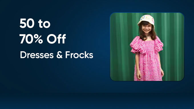 50 to 70% Off | Dresses & Frocks