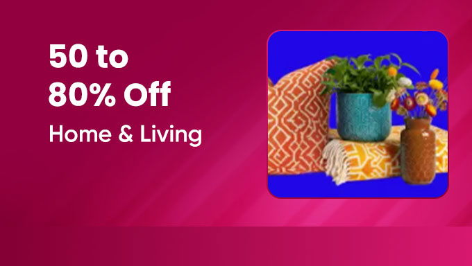 Stylish Home & Living | 50% – 80% Off | Décor, Furnishings & More 