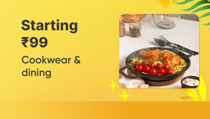 Cookware & Dining | Starting at ₹99 | Amazon Kitchen Deals