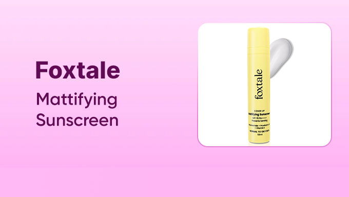 Foxtale SPF 70 Dewy Finish Sunscreen | Ultra Protection | Hydrating & Glow Boost