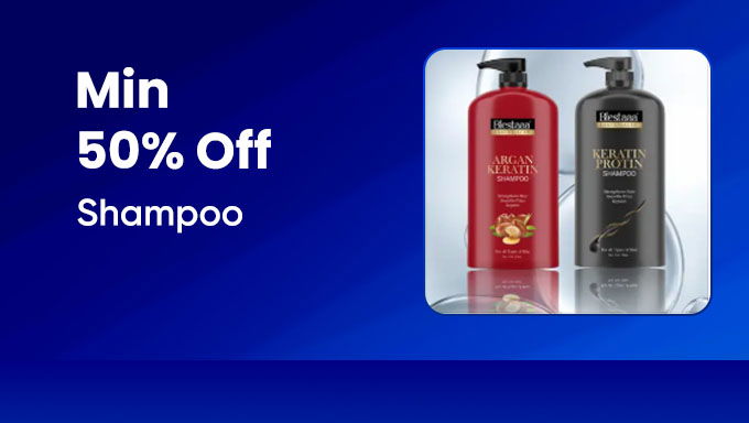 Flat 50% Off Shampoo | Argan & Keratin Care Deals