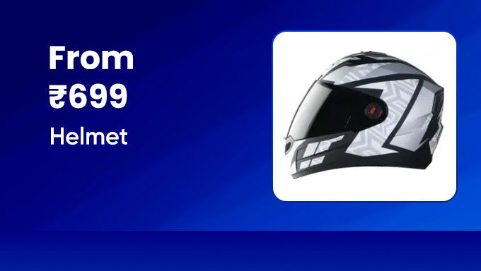 Stylish Helmets from ₹699 | Ride Safe in Style