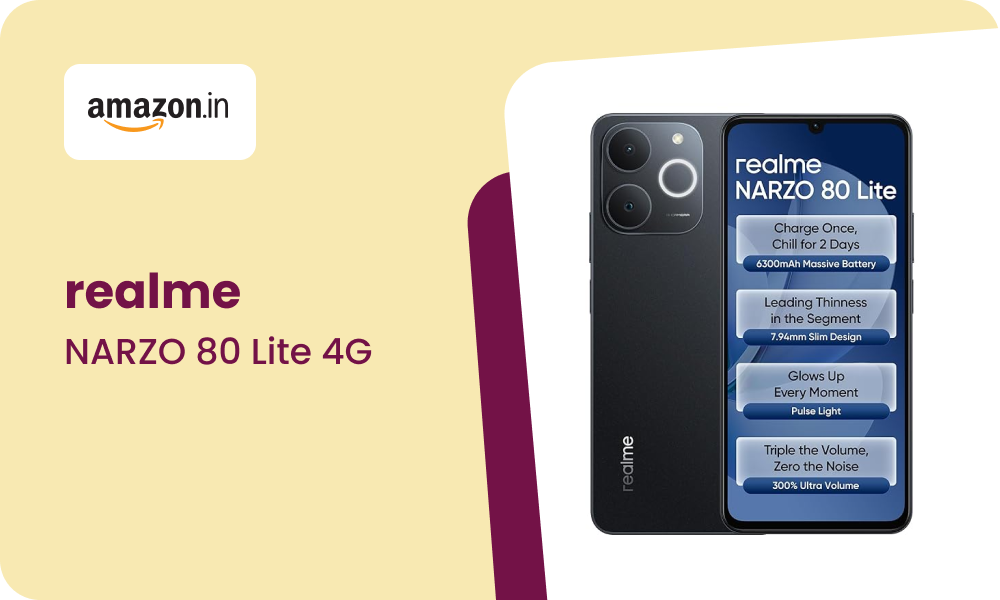 Buy realme NARZO 80 Lite 4G ( 4GB+64GB)