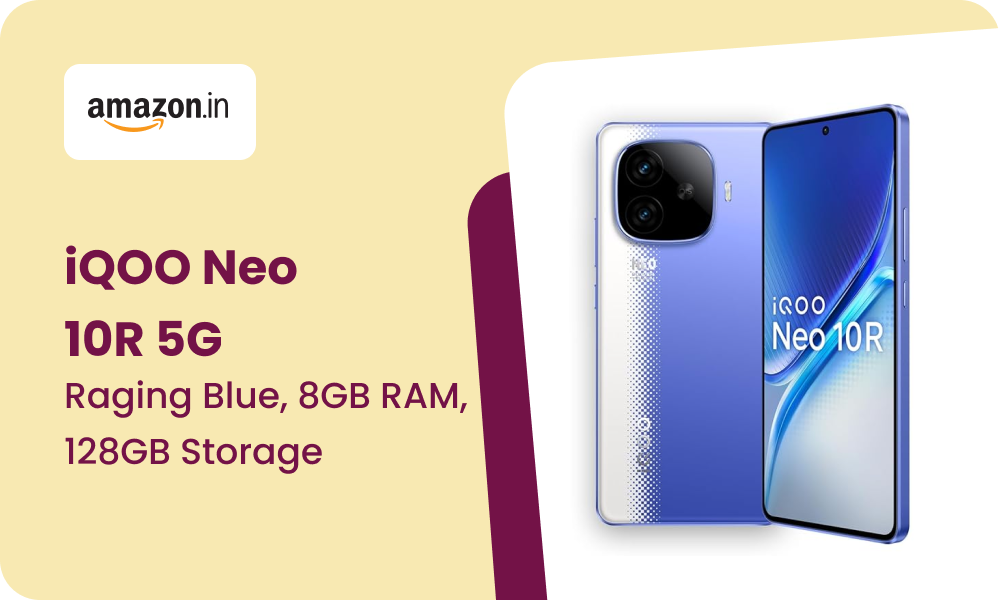 Buy iQOO Neo 10R 5G ( 8GB RAM, 128GB Storage) 