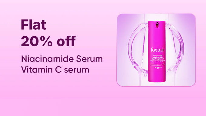 Glow Serum Sale | Flat 20% Off on ₹599+