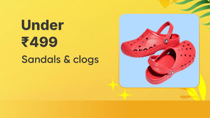 Sandals & Clogs Under ₹499 | Comfy Footwear, Cool Prices