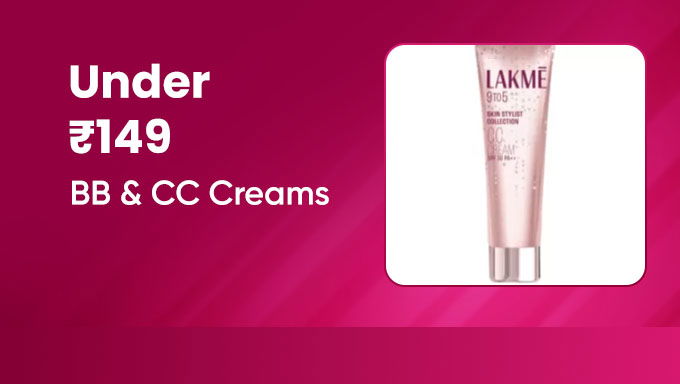 BB & CC Creams Under ₹149 | Quick Glow, Tiny Price!