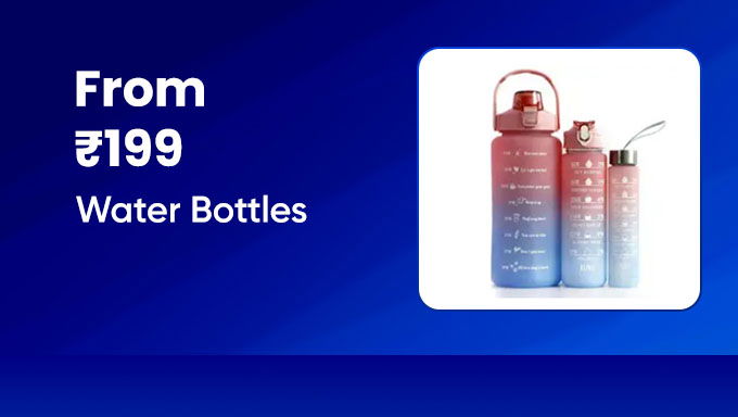 Water Bottles from ₹199 | Flipkart Deals