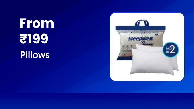Pillows From ₹199 | Flipkart Home Furnishing