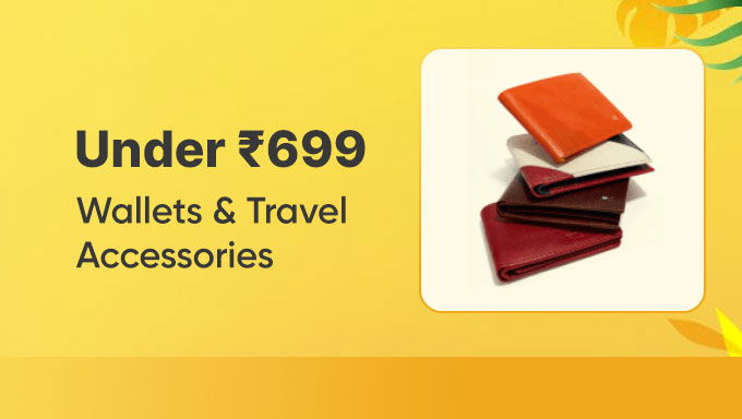 Wallets & Travel Picks | Under ₹699 Steals!