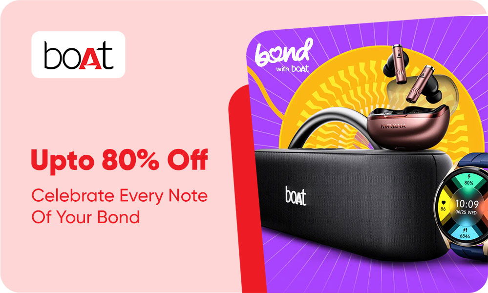  boAt Rakshabandhan Sale Live - Upto 80% OFF + Extra 5% OFF