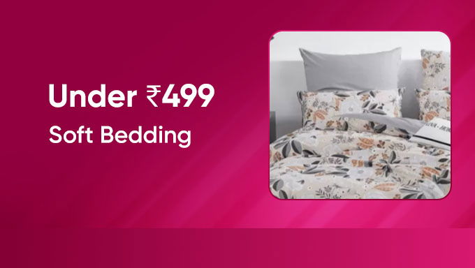 Under ₹499 | Soft & Cozy Bedding Deals