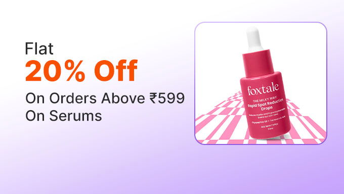 Flat 20% Off On 599 & More |Serums Made With Double Encapsulation Technology