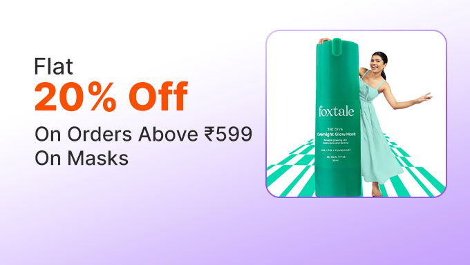 Best Masks For Instant Glow & Clear Skin | Flat 20% Off On 599 & More