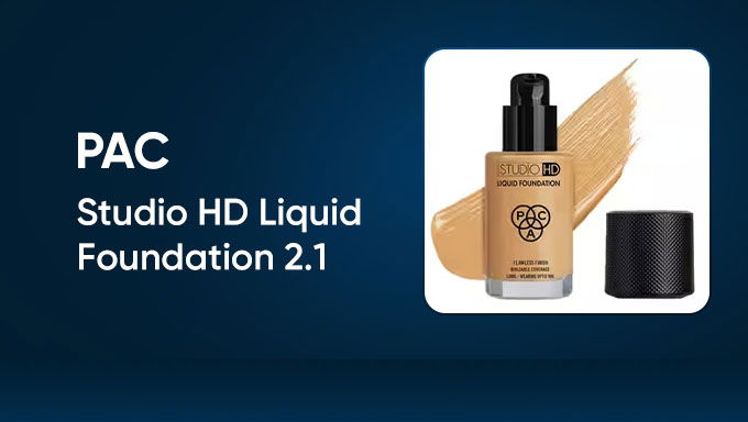 PAC Studio HD Liquid Foundation | 2.1 Shade