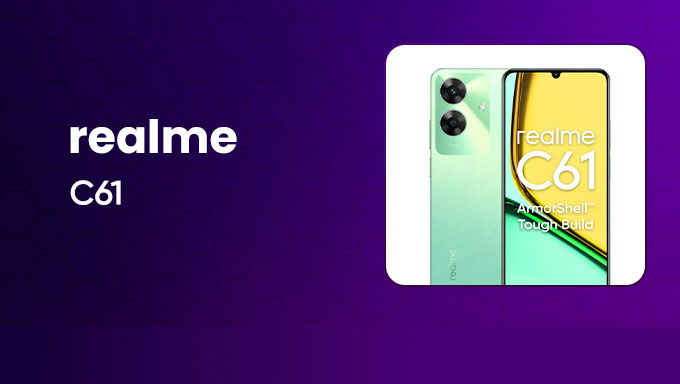 Realme C61 | Safari Green | 6.74' Display | 32MP Camera