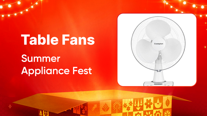 Table Fans | Summer Appliance Fest | Amazon