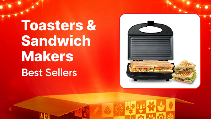 Toasters & Sandwich Makers | Quick Breakfast Essentials | Amazon