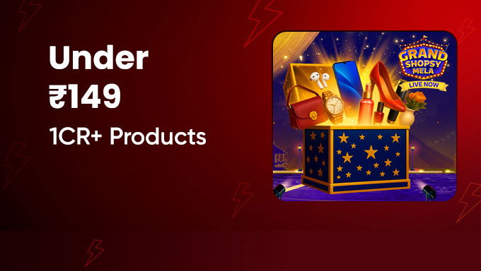 Grand Shopsy Mela | Get Upto 80% OFF On 1 Crore + Products Under ₹149
