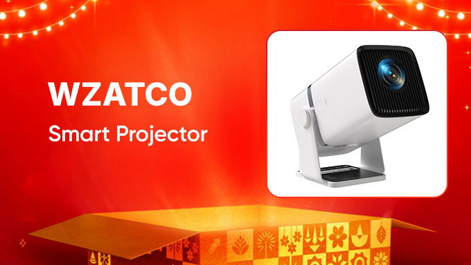 Smart Projector | Portable HD Projector | Wireless Streaming & Smart Features
