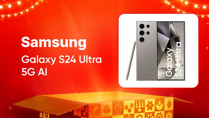 Samsung Galaxy S24 Ultra 5G AI | Titanium Gray