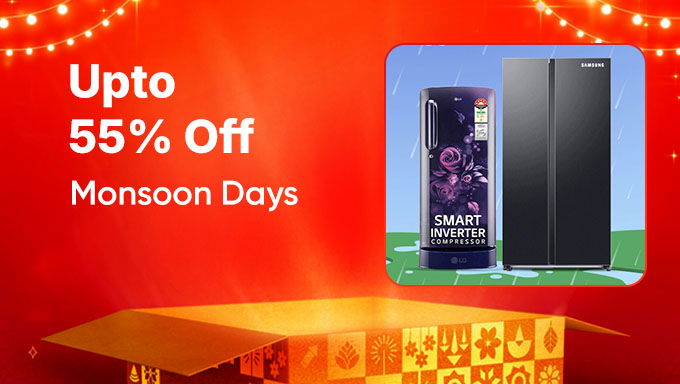 Upto 55% Off | Monsoon Days | LG & Samsung Refrigerators