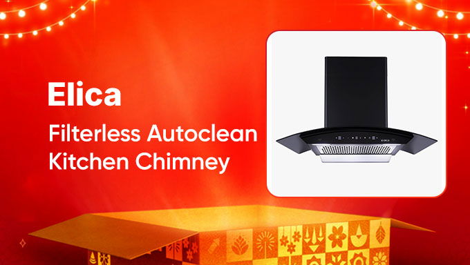 Elica | Filterless Autoclean Kitchen Chimney