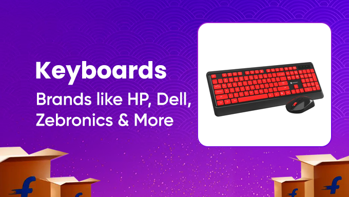Keyboards | Brands like HP, Dell, Zebronics & More