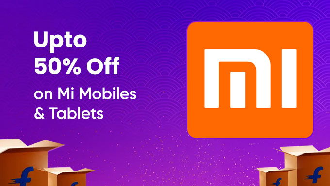 The Big Billion Days | Upto 50% Off on MI Mobiles, Tablets + Extra 10% Off on Selected Bank Card