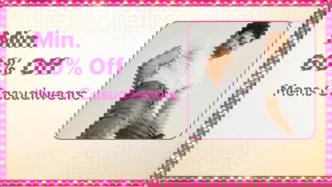 Men's Casualwear | Minimum 60% OFF
