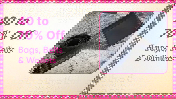 Wallets, Bags & Belts | Up to 70% OFF