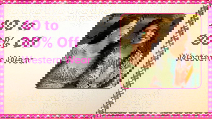 Western Wear | Flat 40% to 80% OFF!