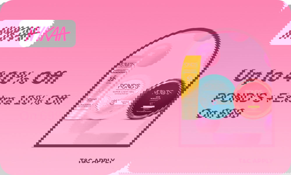 Upto 40% Off On Ponds Collection