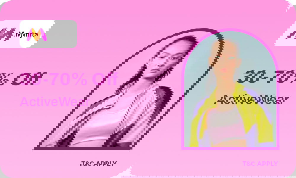 Upto 30% To 70% Off On Activewear