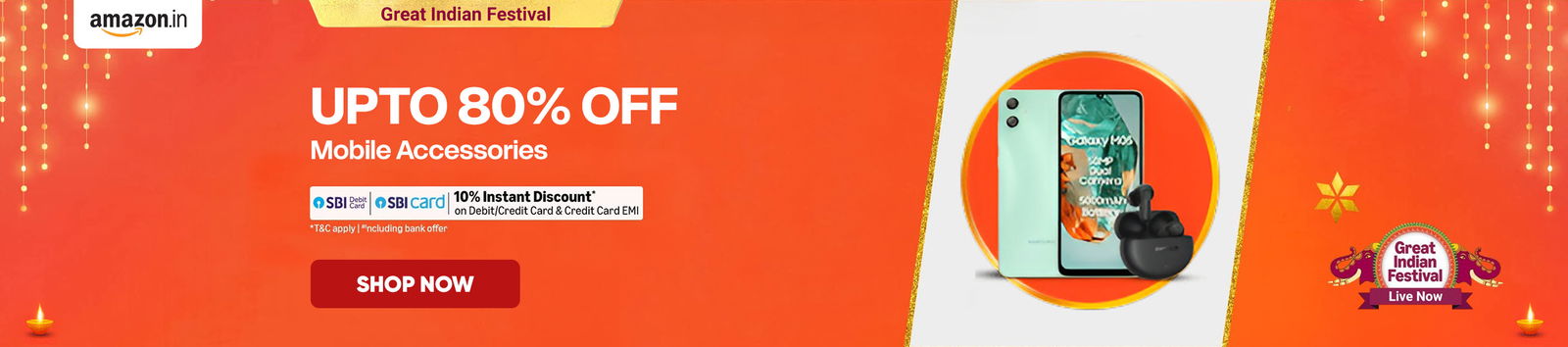 Amazon Diwali Offers on Mobile & Accessories