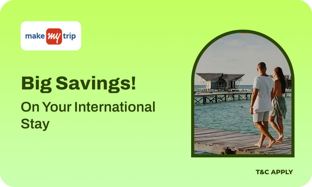 Upto 15% Instant Discount On 3, 4 And 5-Star International Hotels.