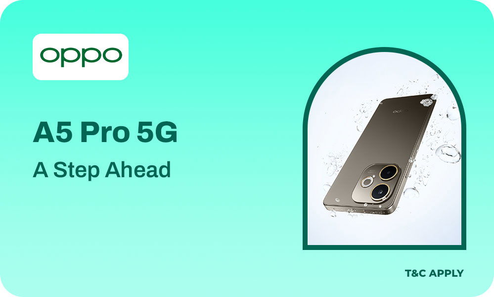 Get The OPPO A5 Pro 5G 8/128GB @ Lowest Price Of Rs.13,720 Only