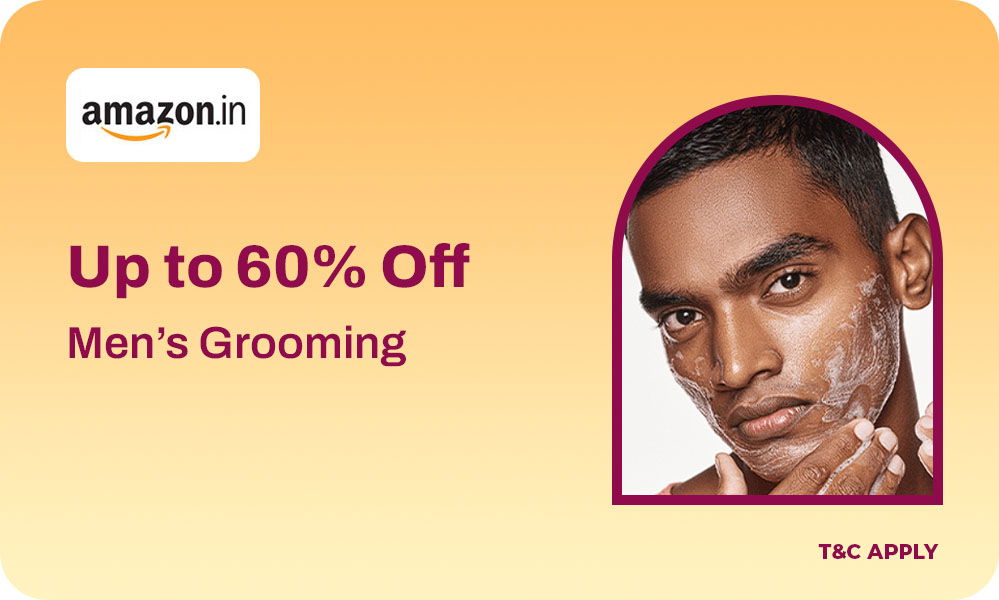 Great Indian Festival —Upto 65% Off Men’s Grooming Care 