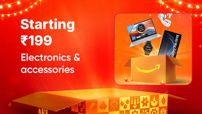 Electronics & Accessories | Starting at ₹199 | Grab the Best Deals Now